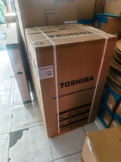 ผลิตภัณฑ์ในภาพคือเครื่องซักผ้าฝาบนอัตโนมัติ Toshiba รุ่น AW-M9018T(WW) รูปที่ 2
