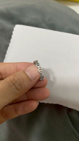 ขายต่อครึ่งราคาแหวนเงินแท้มือ1 ซื้อจากร้านทอง สวยมีลวดลายแตกต่างค่ะ จากเดิม 2,500 รูปที่ 3