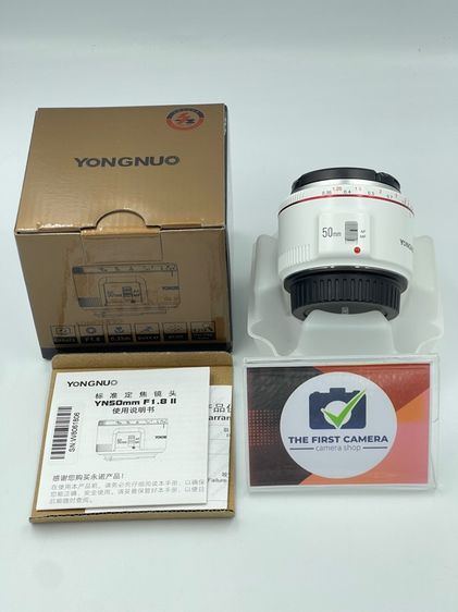 เลนส์ fixed 📷YN EF 50mm Mark ii For Canon📷 แถมฟิวเตอร์ สภาพใหม่เทียบมือ1 ใช้งานได้เต็มระบบ เลนส์หน้าชัดหลังเบลอสวยๆ