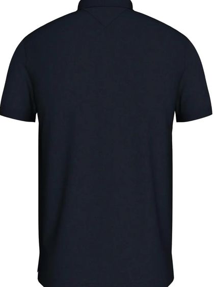 TOMMMY HILFIGER Slim Fit Black Polo Neck T-Shirt Men รูปที่ 9