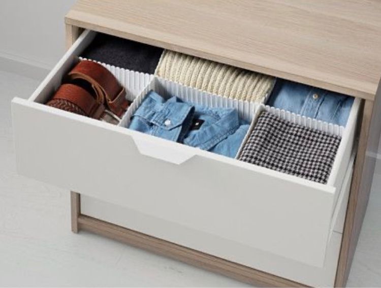 ตู้ 3 ลิ้นชัก IKEA รุ่น ASKVOLL สีขาว-โอ๊ค สวยคลีน สภาพดีมากค่ะ รูปที่ 2