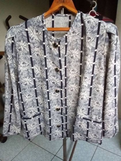 เสื้อลำลอง ผ้าไหมญี่ปุ่น ฟรีไซส์ ตัดเย็บในไทย ไม่ใช่ของมาจากเมืองจีน รูปที่ 2