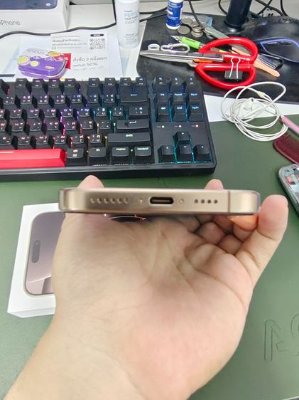 16 promax 256gb สีไทเทเนียมทะเลทราย รูปที่ 3