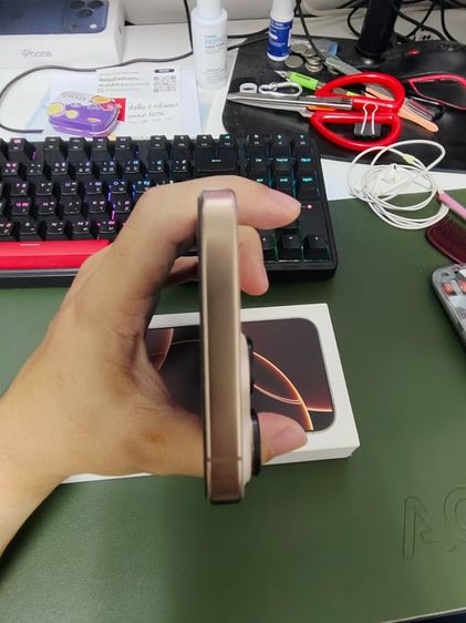 16 promax 256gb สีไทเทเนียมทะเลทราย รูปที่ 4