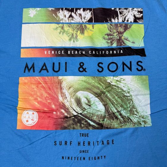 เสื้อยืด Maui and SUNS Size L รูปที่ 5
