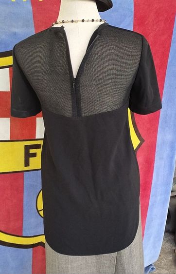 เสื้อเชิ๊ตสตรี tibi made usa แนว Guase style see through  มือสองของแท้ รูปที่ 8