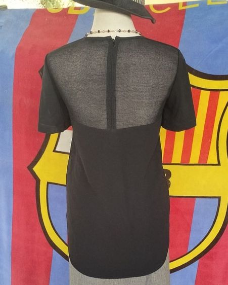 เสื้อเชิ๊ตสตรี tibi made usa แนว Guase style see through  มือสองของแท้ รูปที่ 5