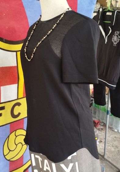 เสื้อเชิ๊ตสตรี tibi made usa แนว Guase style see through  มือสองของแท้ รูปที่ 15