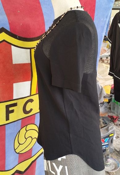 เสื้อเชิ๊ตสตรี tibi made usa แนว Guase style see through  มือสองของแท้ รูปที่ 17