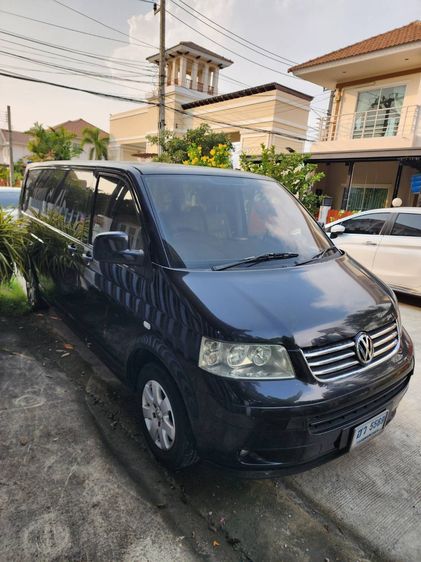 Volkswagen Caravelle 2008 2.5 Highline Van ดีเซล ไม่ติดแก๊ส เกียร์อัตโนมัติ ดำ รูปที่ 4