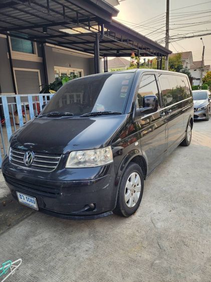 Volkswagen Caravelle 2008 2.5 Highline Van ดีเซล ไม่ติดแก๊ส เกียร์อัตโนมัติ ดำ รูปที่ 2