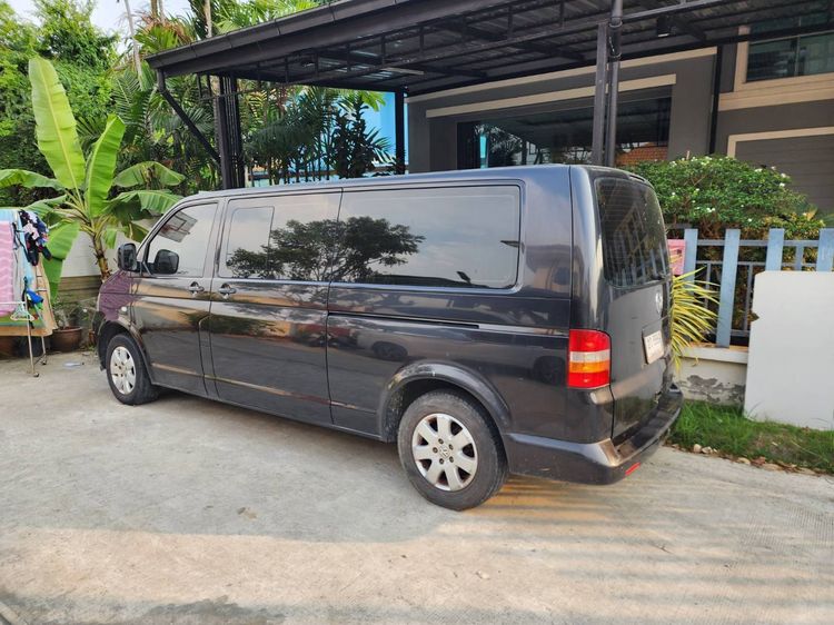 Volkswagen Caravelle 2008 2.5 Highline Van ดีเซล ไม่ติดแก๊ส เกียร์อัตโนมัติ ดำ รูปที่ 3