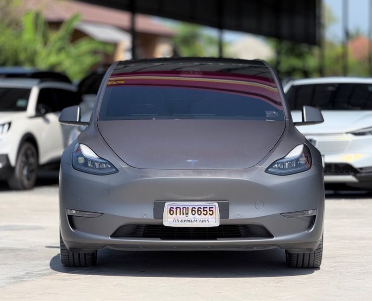 Tesla Model Y 2022 Long Range RWD Utility-car ไฟฟ้า ไม่ติดแก๊ส เกียร์อัตโนมัติ เทา รูปที่ 3