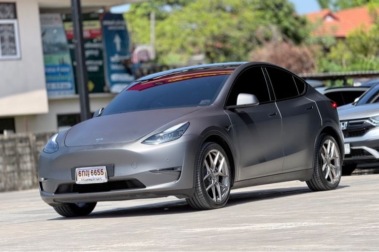 รถ Tesla Model Y Long Range RWD สี เทา