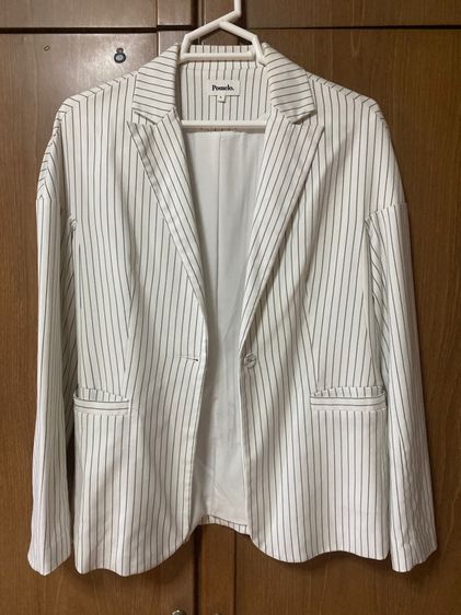 แขนยาว ขาว EU 40 Pomelo เสื้อสูท