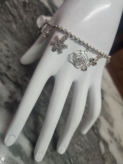 สร้อยข้อมือเงินแท้ 925  รูปที่ 6