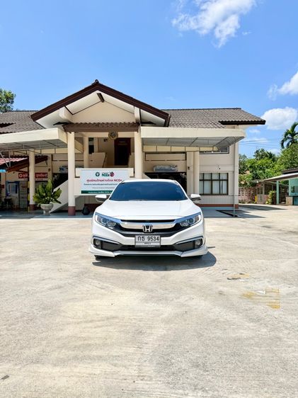 Honda Civic 2019 1.8 EL i-VTEC Sedan เบนซิน ไม่ติดแก๊ส เกียร์อัตโนมัติ ขาว รูปที่ 3