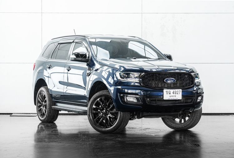 Ford Everest 2022 2.0 Turbo Sport Utility-car ดีเซล ไม่ติดแก๊ส เกียร์อัตโนมัติ น้ำเงิน รูปที่ 2