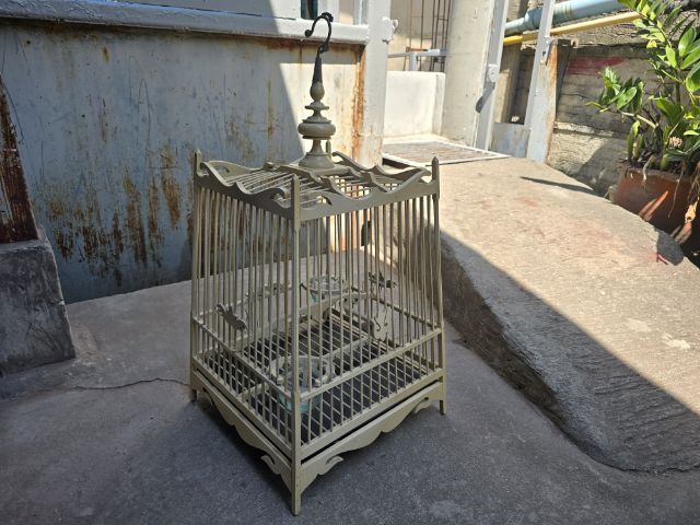 กรงนก 15ซี สีงาช้าง สินค้าเก่าเก็บ ราคา 300 บาท รูปที่ 6