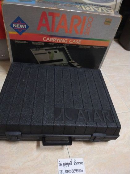 เครื่องเกม ATARI 2600 เกมยุค 70 สภาพดี มีเกม 11ตลับ กล่อง เคสพร้อม สภาพนี้หายาก  รูปที่ 10