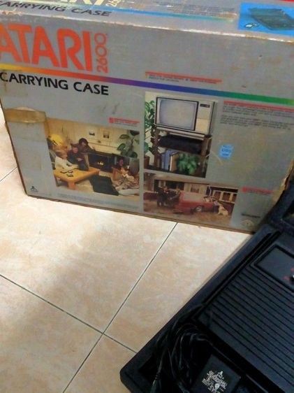 เครื่องเกม ATARI 2600 เกมยุค 70 สภาพดี มีเกม 11ตลับ กล่อง เคสพร้อม สภาพนี้หายาก  รูปที่ 6
