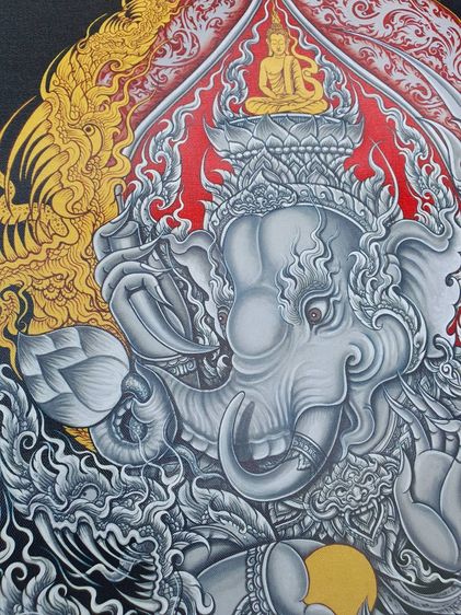 ภาพพิมพ์พระพิฆเนศ อ.วีรยุทธ ศรีเกษร รูปที่ 3