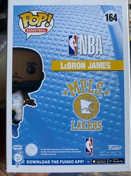 ขาย Funko Pop NBA  LeBron James 164 ในชุด Minneapolis Lakers (MPLS) รูปที่ 3