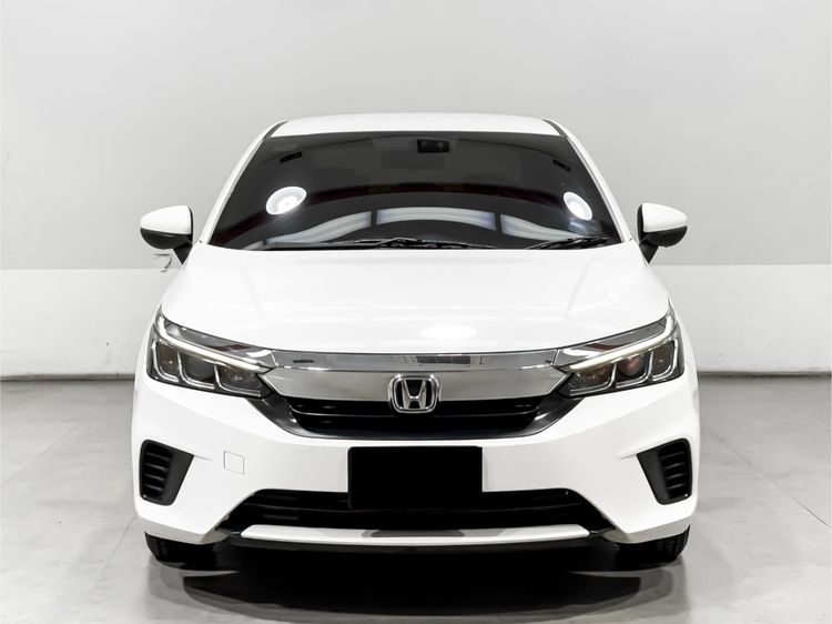 Honda City 2022 1.0 V Sedan เบนซิน เกียร์อัตโนมัติ ขาว รูปที่ 2