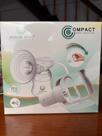 ขายเครื่องปั๊มนม แบบใช้มือ attitude mom compact manual breast pump