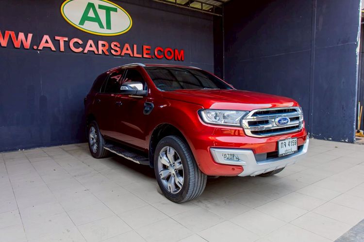รถ Ford Everest 3.2 Titanium Plus 4WD สี แดง
