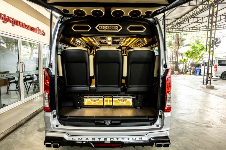 Toyota Commuter 2025 2.8 Van ดีเซล ไม่ติดแก๊ส เกียร์อัตโนมัติ เทา รูปที่ 3