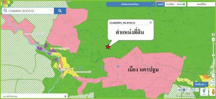 ใช่ ขายที่ดิน 23-0-98 ไร่ ต.หนองปากโลง อ.เมืองนครปฐม จ.นครปฐม รูปที่ 3