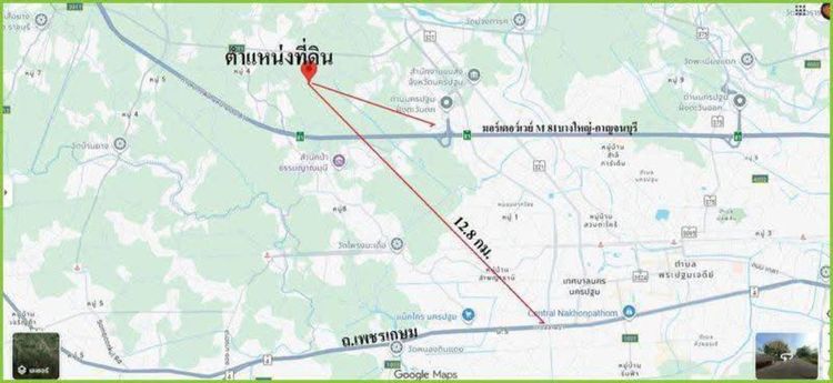 ใช่ ขายที่ดิน 23-0-98 ไร่ ต.หนองปากโลง อ.เมืองนครปฐม จ.นครปฐม รูปที่ 2