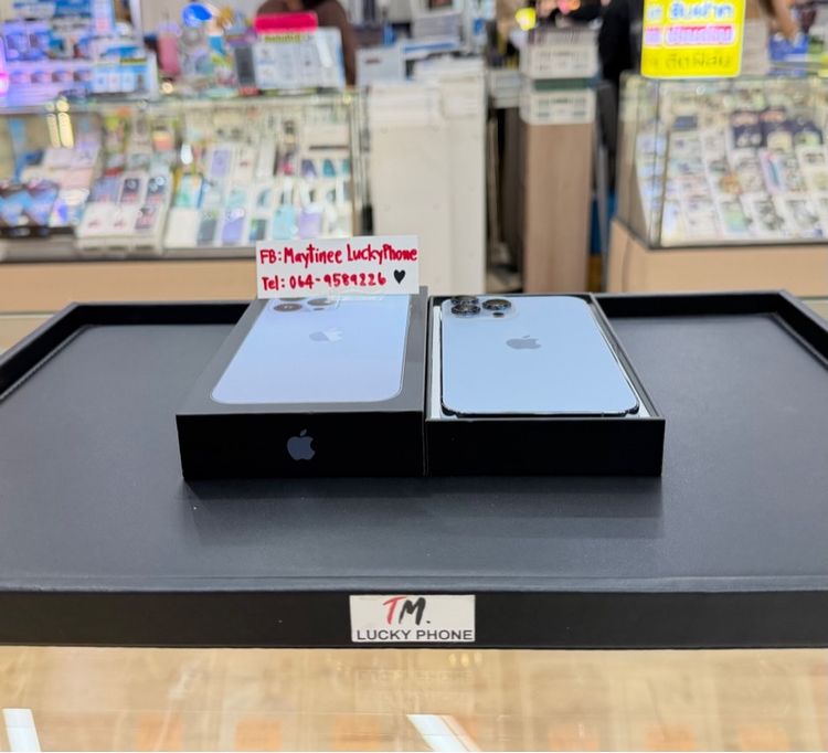 iPhone 13 Promax 128GB สีฟ้า เครื่องสวยครบกล่อง รูปที่ 7