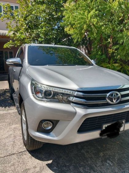 Toyota Hilux Revo 2017 2.4 E Pickup ดีเซล ไม่ติดแก๊ส เกียร์ธรรมดา เทา รูปที่ 3
