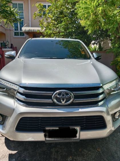 Toyota Hilux Revo 2017 2.4 E Pickup ดีเซล ไม่ติดแก๊ส เกียร์ธรรมดา เทา รูปที่ 2