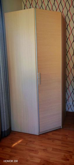 ตู้เสื้อผ้าเข้ามุม SB furniture ขนาดความสูง 200 cm ด้านซ้ายและด้านขวา 59 ซมด้านหน้า 46 cm สภาพนางฟ้า นัดรับที่สายไหม รูปที่ 6