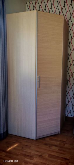 ตู้เสื้อผ้าเข้ามุม SB furniture ขนาดความสูง 200 cm ด้านซ้ายและด้านขวา 59 ซมด้านหน้า 46 cm สภาพนางฟ้า นัดรับที่สายไหม รูปที่ 5