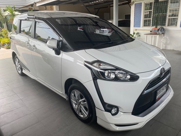 Toyota Sienta 2019 1.5 G Utility-car เบนซิน ไม่ติดแก๊ส เกียร์อัตโนมัติ ขาว รูปที่ 4