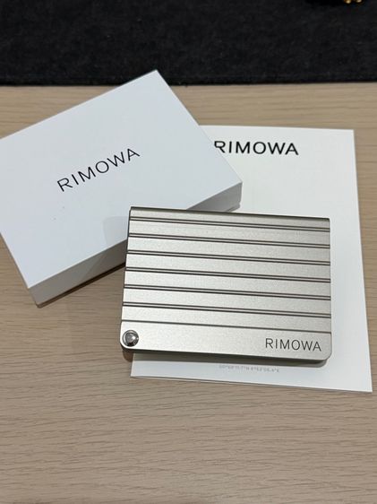 RIMOWA card holder ALU Titanium