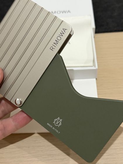 RIMOWA card holder ALU Titanium รูปที่ 3