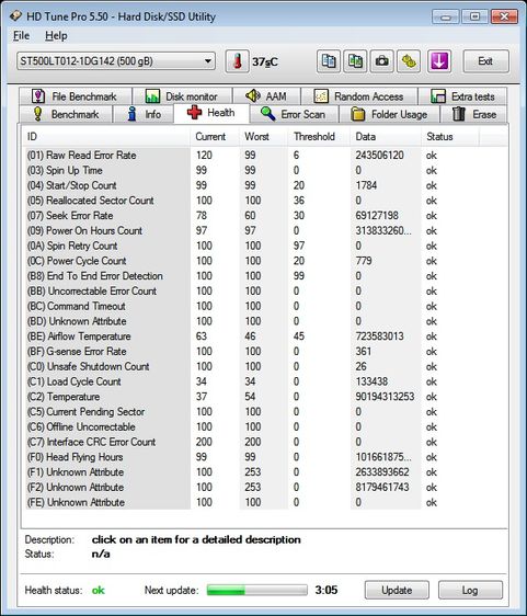 ฮาร์ดดิสก์พกพา External Harddisk 500 GB. รูปที่ 6
