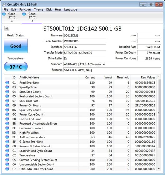 ฮาร์ดดิสก์พกพา External Harddisk 500 GB. รูปที่ 7