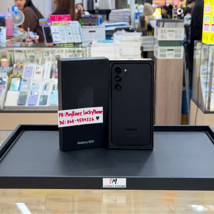 เครื่องสวย ครบกล่อง Samsung S23Plus Ram18 Rom256 สีดำ