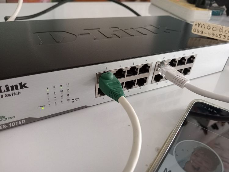 สวิตช์ฮับ D-LINK DES-1016D 16 Port รูปที่ 9