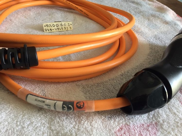 สายพ่วงชาร์จ(สีส้ม) สำหรับ Mitsubishi Outlander PHEV รูปที่ 3