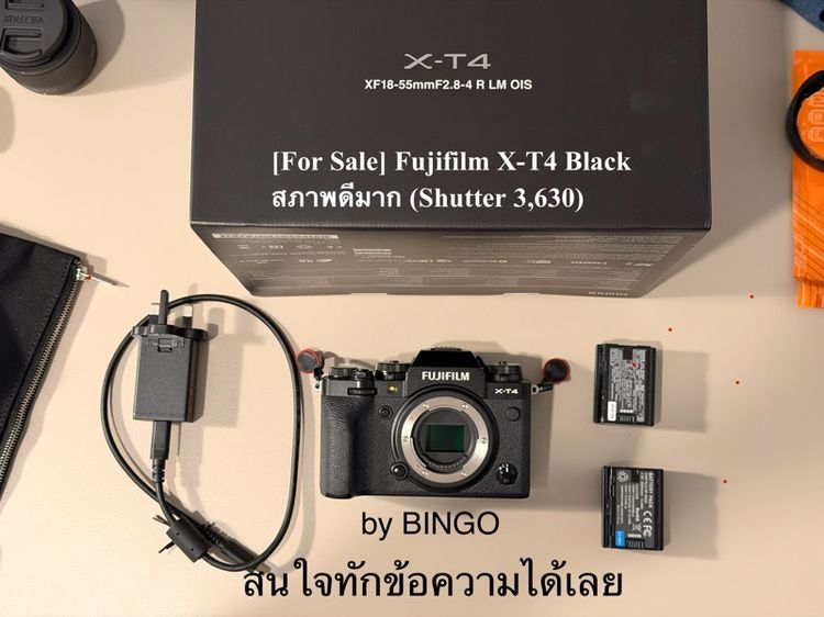 Fujifilm X-T4 Black สภาพนางฟ้า ชัตเตอร์น้อย