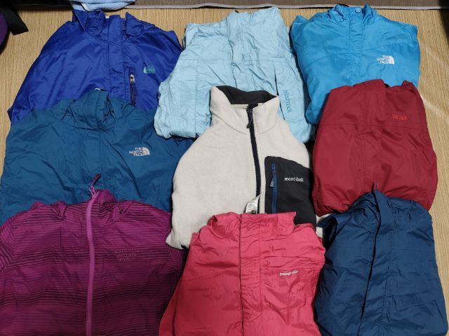 เสื้อเดินป่าของแท้ แบรนด์ดังมือสอง 9ตัว โครตคุ้ม