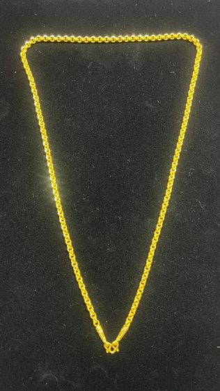 สร้อยทำคำแท้ 1 บาท ทอง 96.5 เปอร์เซ็นต์ ยาว 24นิ้ว รูปที่ 2