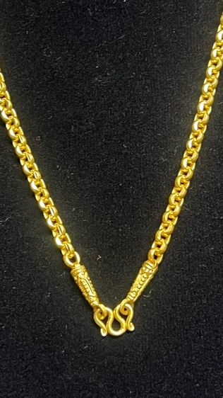 สร้อยทำคำแท้ 1 บาท ทอง 96.5 เปอร์เซ็นต์ ยาว 24นิ้ว รูปที่ 3